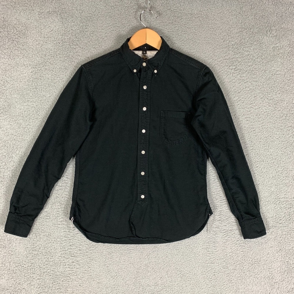 Rogue Territory RGT Selvedge Work Shirt Mens Small S Black‎ Button Down Jumper